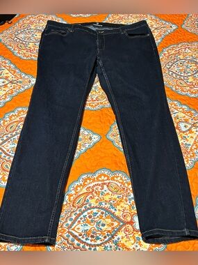 Liz Claiborne Dark Blue City Fit Skinny Jeans